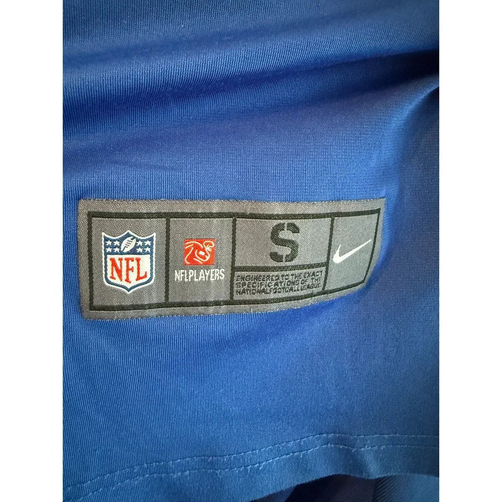 Nike‎ NFL New York Giants Daniel Jones 8 Jersey Blue Mens Small NFL 100th Season